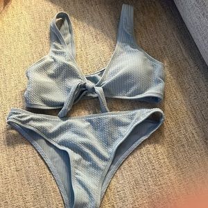 Baby blue bikini